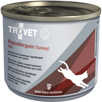 Trovet TRD Hypoallergenic kalkkuna kissoille 6x200g, á 3,33€