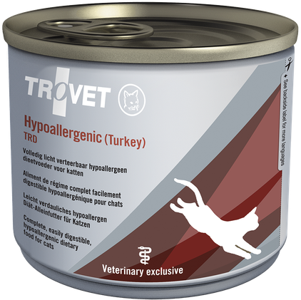Trovet TRD Hypoallergenic kalkkuna kissoille 6x200g, á 3,33€