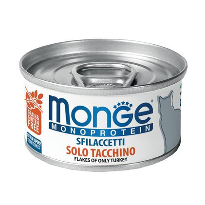 MONGE MONOPROTEIN, kalkkuna, 24x80g