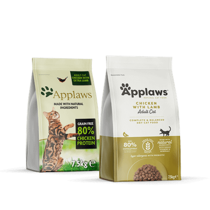 Applaws, Adult, Kana & Lammas Kuivamuona, 7,5kg
