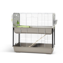 Savic, Caesar 3 Double häkki 100x50x97cm, hopea