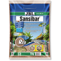 JBL Sansibar Red, 5kg, punaruskea, hieno akvaariohiekka, 0,2-0,6mm