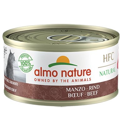 HFC Natural cat, nauta, 24x70g, á 1,33€