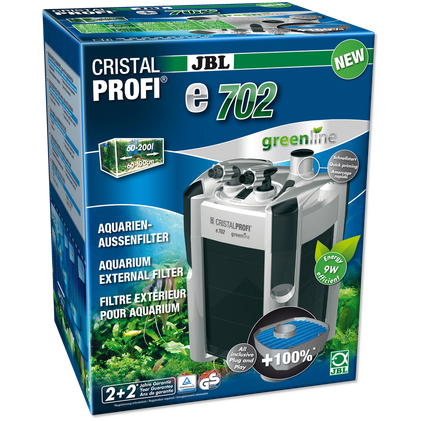JBL CristalProfi e702, greenline, ulkosuodatin