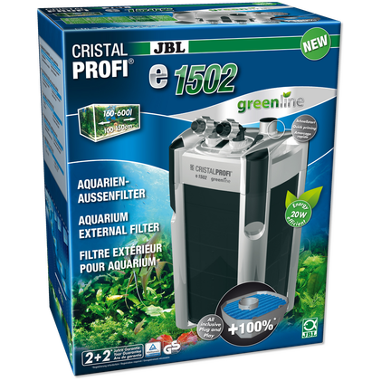 JBL CristalProfi e1502, greenline, ulkosuodatin