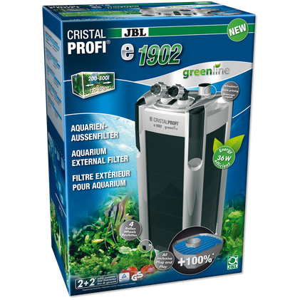 JBL CristalProfi e1902, greenline, ulkosuodatin