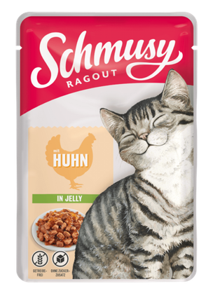 Schmusy Ragout, Kana Hyytelössä, 22x100g, á 0,77€