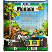 JBL Manado Dark, 5L, akvaariohiekka, musta, 1,5-2,5mm