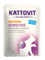 Kattovit Sensitive, Kana & Kalkkuna, 24x85g, á 1,08€ 