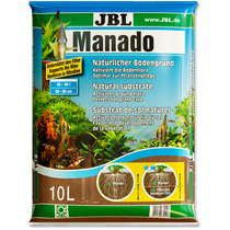 JBL Manado akvaariohiekka, 10L, ruskea 0,5-2mm