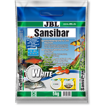 JBL Sansibar White, 5kg, valkoinen hieno akvaariohiekka, 0,2-0,6mm