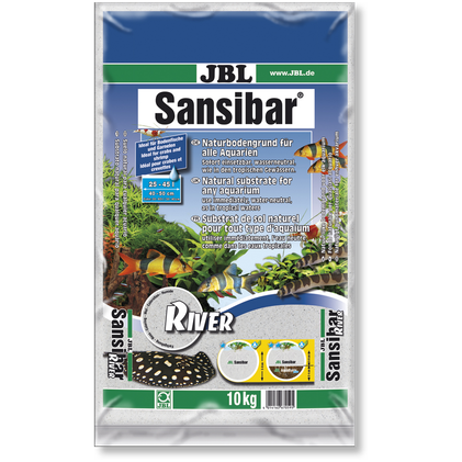 JBL Sansibar River, 10kg, hieno akvaariohiekka, 0,4-1,4mm