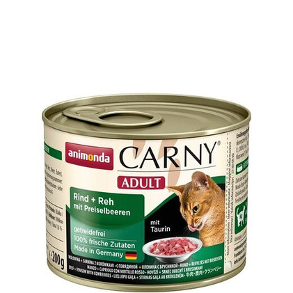 Carny Adult, Nauta, Peura & Puolukka, 6x200g, á 2,16€