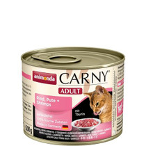 Carny Adult Nauta, Kalkkuna & Katkarapu 6x200g, á 2,16€