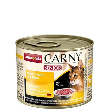 Carny Senior Nauta, Kana & Juusto 6x200g, á 2,16€