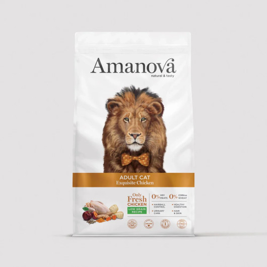 Amanova Cat Adult Kana & Kvinoa Low Grain 1,5kg & 6kg