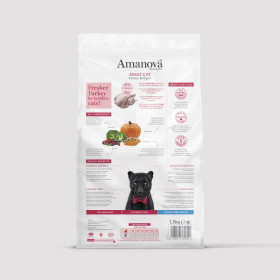 Amanova Cat Adult Kalkkuna & Kurpitsa Viljaton 1,5kg