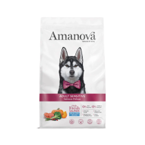 Amanova Dog Adult Sensitive Salmon Deluxe 2kg & 10kg