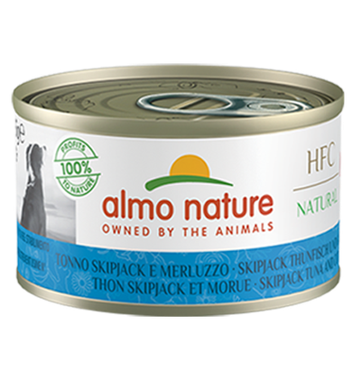 HFC, Natural DOG, tonnikala & turska, 24x95g, á 1,54€