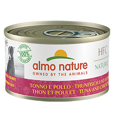 HFC, Natural DOG, tonnikala & kana, 24x95g, á 1,54€