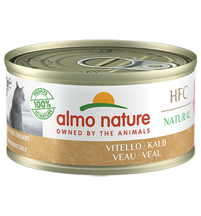 HFC Natural cat, vasikka, 24x70g, á 1,33€