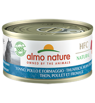 HFC Natural cat, tonnikala, kana & juusto, 24x70g, á 1,33€