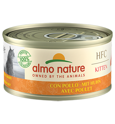 HFC Natural cat, Kitten, kana, 24x70g, á 1,33€