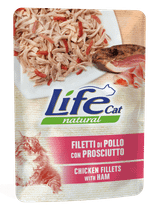 LifeCat, Kana, naudanliha & kanankinkku, 30x70g, á 1,30€