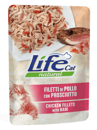 LifeCat, Kana, naudanliha & kanankinkku, 30x70g, á 1,30€