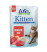 LifeCat, Kitten - Pentu, Nauta, 30x70g, á 1,30€