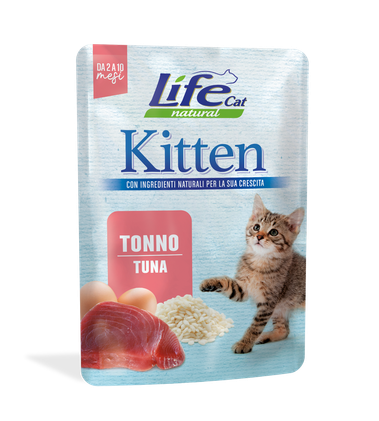 LifeCat, Kitten - Pentu, Tonnikala, 30x70g, á 1,30€