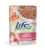 LifeCat, Tonnikala & katkarapu, 30x70g, á 1,30€