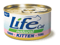 LifeCat, Kitten - Pentu, Tonnikala, 24x85g, á 1,30€ 