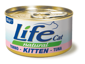 LifeCat, Kitten - Pentu, Tonnikala, 24x85g, á 1,30€ 