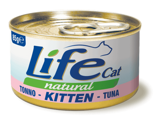 LifeCat, Kitten - Pentu, Tonnikala, 24x85g, á 1,30€ 