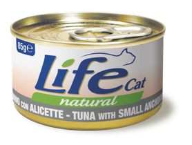 LifeCat, Tonnikala & Pikkusilli (White Baits), 24x85g, á 1,30€