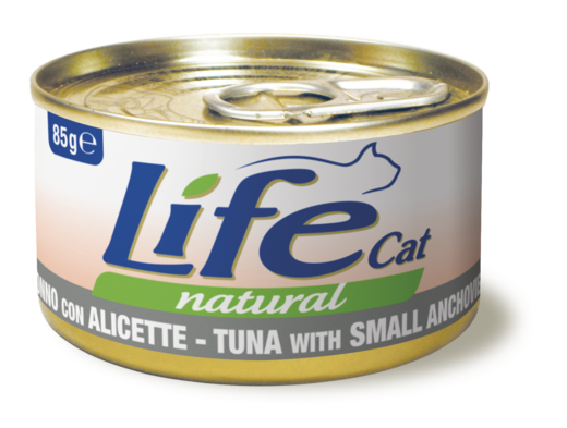 LifeCat, Tonnikala & Pikkusilli (White Baits), 24x85g, á 1,30€