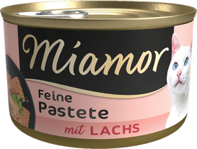 Miamor Pastete, Lohi paté, 12x85g, á 1,25€