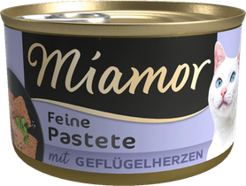 Miamor Pastete, Siipikarjansydän paté, 12x85g, á 1,25€