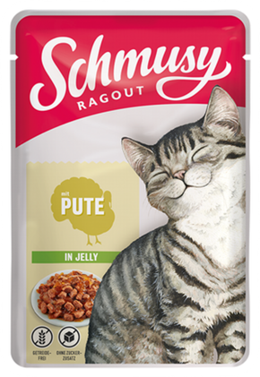 Schmusy Ragout, Kalkkuna Hyytelössä, 22x100g, á 0,72€