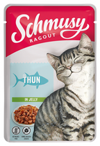 Schmusy Ragout, Tonnikala Hyytelössä, 22x100g, á 0,72€