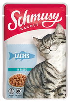 Schmusy Ragout, Lohi Kastikkeessa, 22x100g, á 0,72€ 