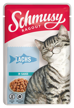 Schmusy Ragout, Lohi Kastikkeessa, 22x100g, á 0,72€ 