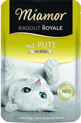 Miamor Ragout Royale, Kalkkuna hyytelössä, 22x100g, á 0,77€