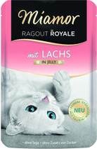 Miamor Ragout Royale, Lohi Hyytelössä, 22x100g, á 0,90€