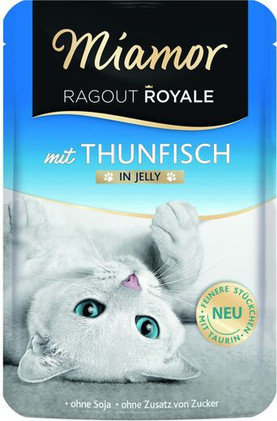 Miamor Ragout Royale, Tonnikala Hyytelössä, 22x100g, á 0,77€