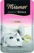 Miamor Ragout Royale Sauce, Kana & lohi, 22x100g, á 0,90€
