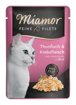 Miamor Fine Filets, Tonnikala & rapu, 24x100g, á 1,66€