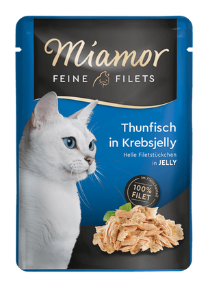 Miamor Fine Filets, Tonnikala & rapu, 24x100g, á 1,66€ 