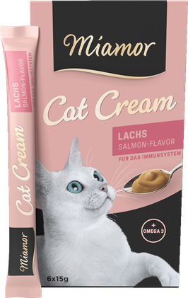 Miamor, Cat Snack (Cream), Lohi, 6x15g
